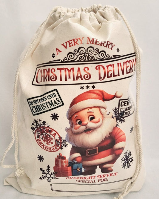 Custom Santa Sack Gift Bags | Personalized 20x28in Holiday Bags