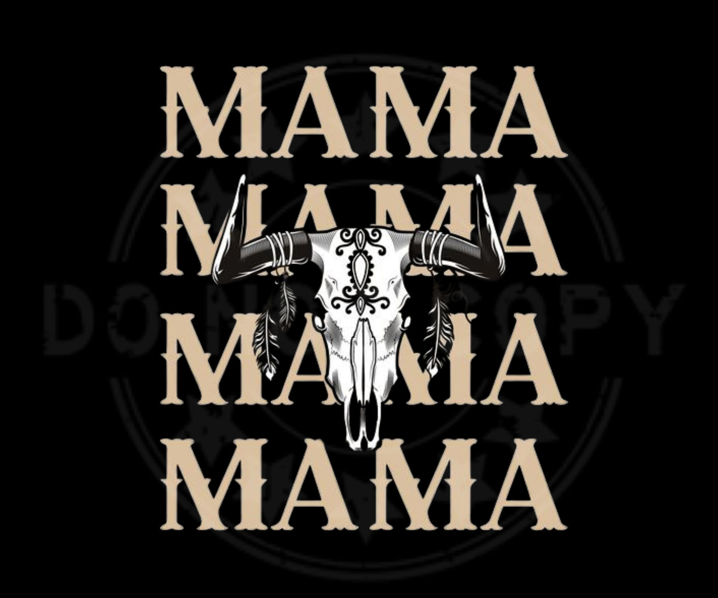 Mama Deer Floral-Full Color Transfers-Direct to Film Transfers