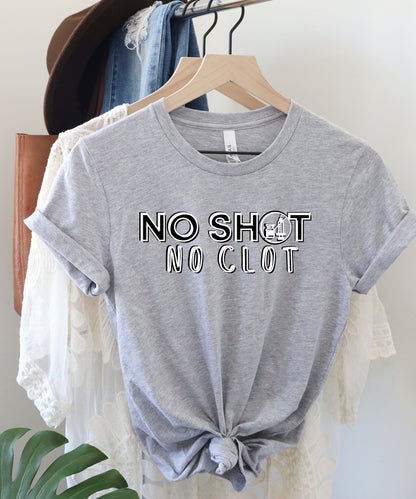 Anti-Vaccine No shot Graphic T-shirt