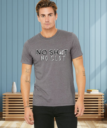 Anti-Vaccine No shot Graphic T-shirt